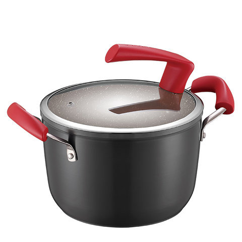 苏泊尔supor 家用煮锅健康星星石高身煲汤燃气电磁炉锅具通用 pt22w1